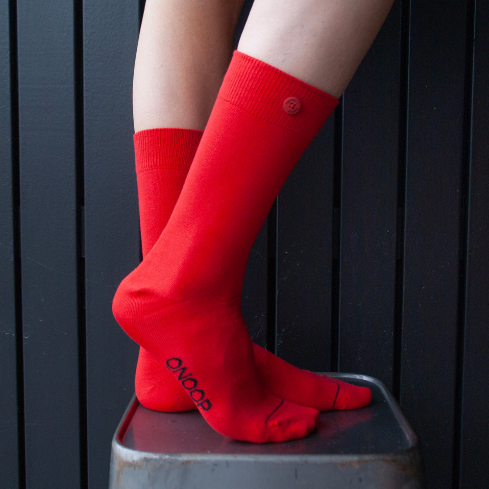 Solid Socks - Red